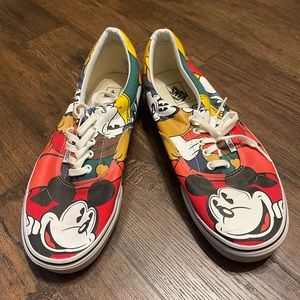 Vans Donald Mickey Pluto Goofy shoes retired Disney Mens US 13 classic sneaker